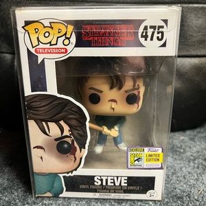 *SOLD* Stranger Things Steve Harrington with bat official SDCC 2017 Funko Pop